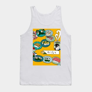 Kuru Kuru Sushi Train Tank Top